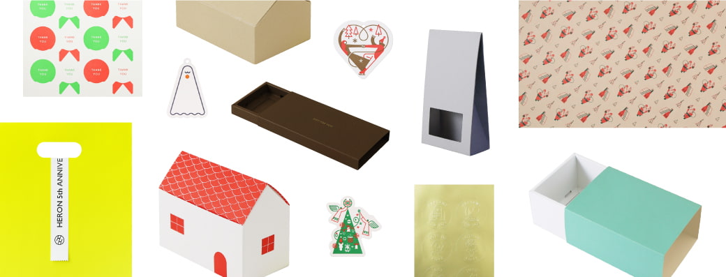 羽車が提案するギフトパッケージ・ラッピング用品の特徴
