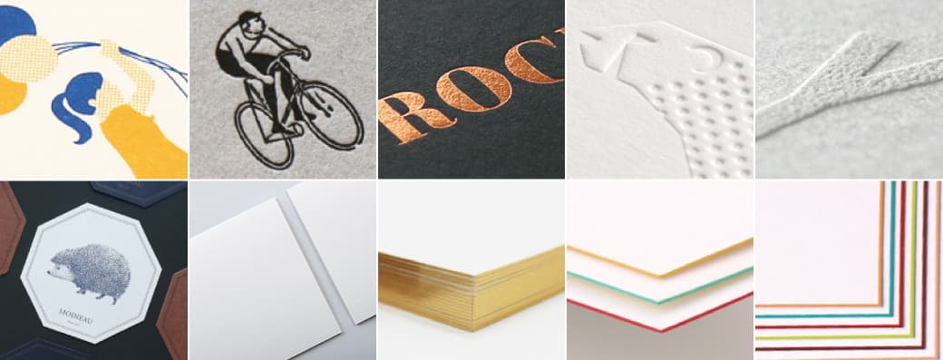 雰囲気が伝わる印刷加工