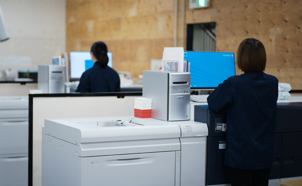封筒専用のカラー印刷機