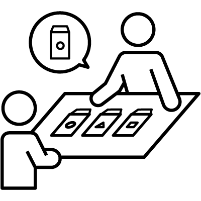 羽車にデータ作成を依頼