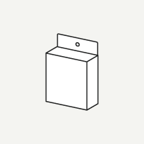 ロック式箱(フック穴有)