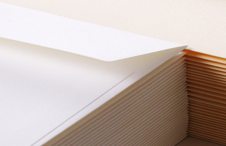 オリジナル紙素材 コットンの開発