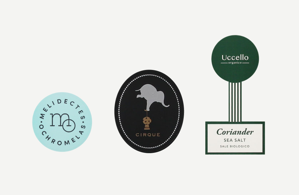 印刷加工サンプル（シール）